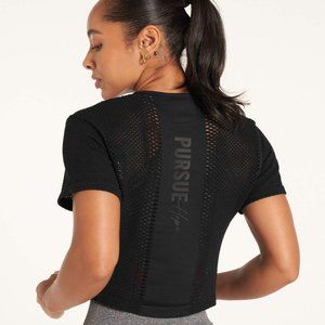 Pursue x Hope Seamless Mesh Crop Top